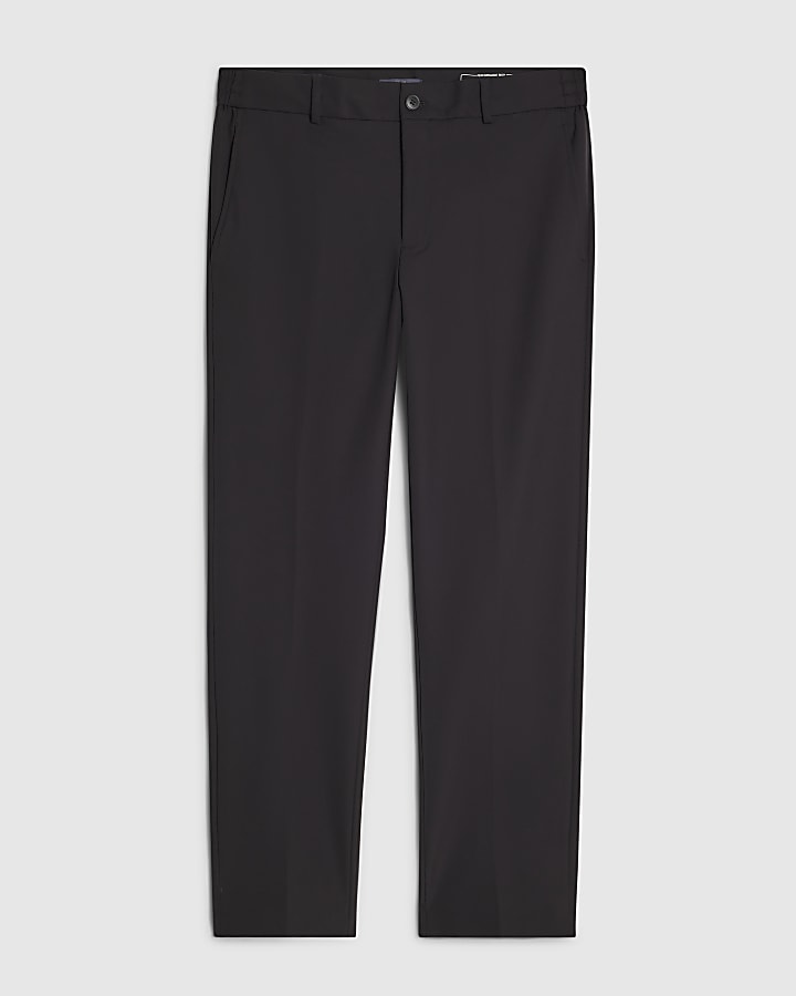 Black Skinny Comfort Stretch Suit Trousers