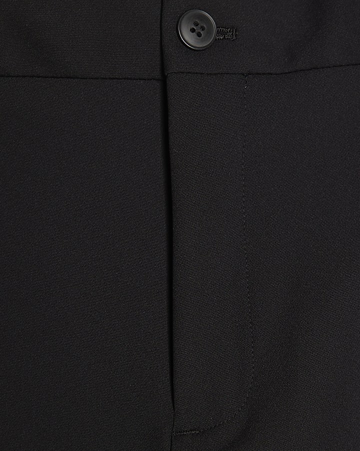 Black Skinny Comfort Stretch Suit Trousers