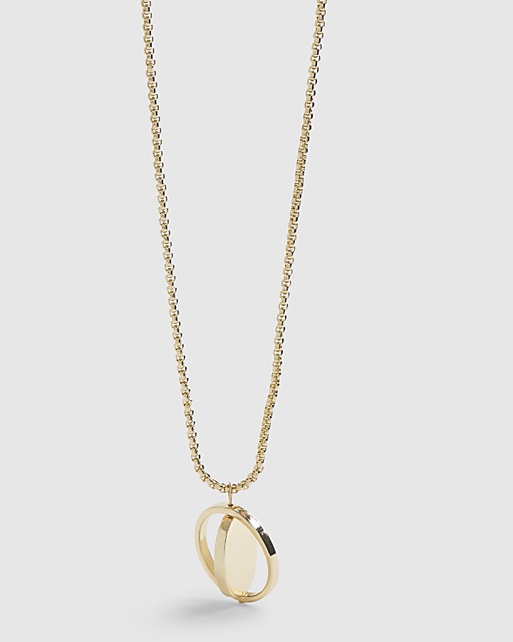 Gold Spinner Necklace