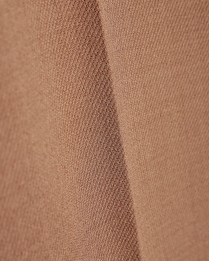 Pink Skinny Fit Suit Trousers