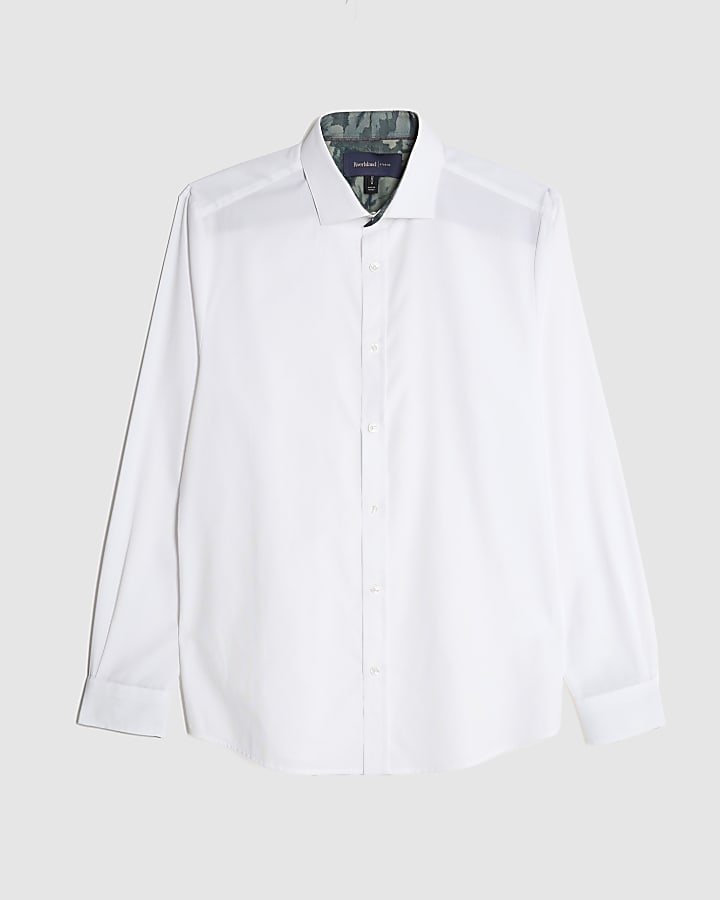 White Slim Fit Shirt