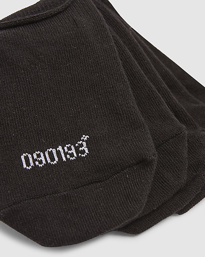 Black Pack Of 5 Ankle Socks