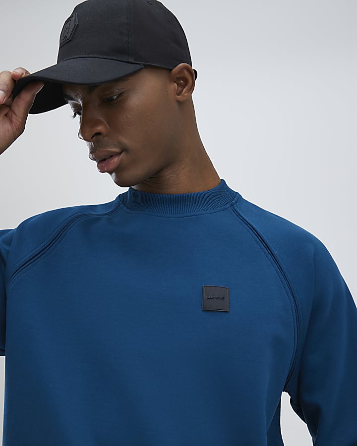 Blue Regular Fit Luminus Sweatshirt
