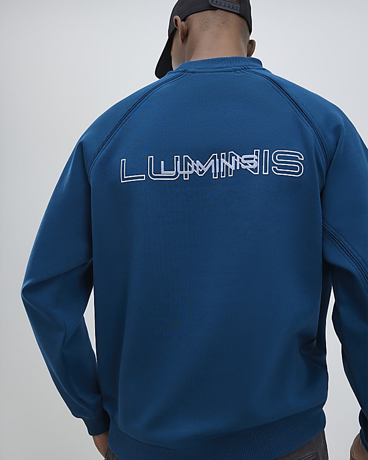 Blue Regular Fit Luminus Sweatshirt