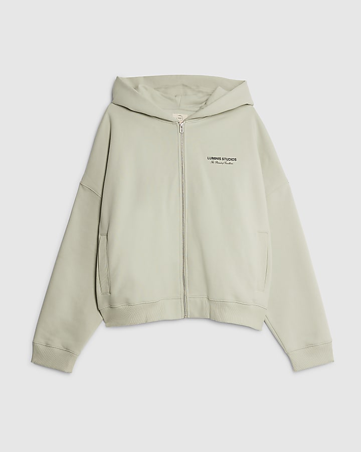 Green Oversized Fit Luminis Studios Hoodie
