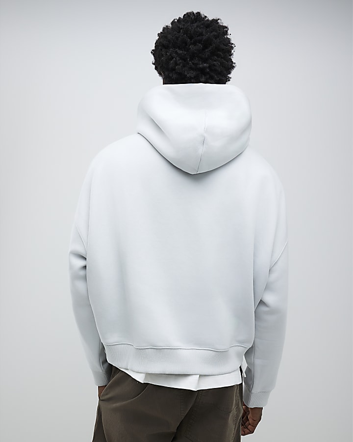 Grey Oversized Fit Luminis Studios Hoodie