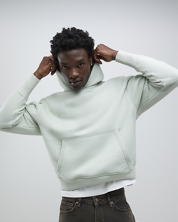 Green Oversized Fit Hoodie