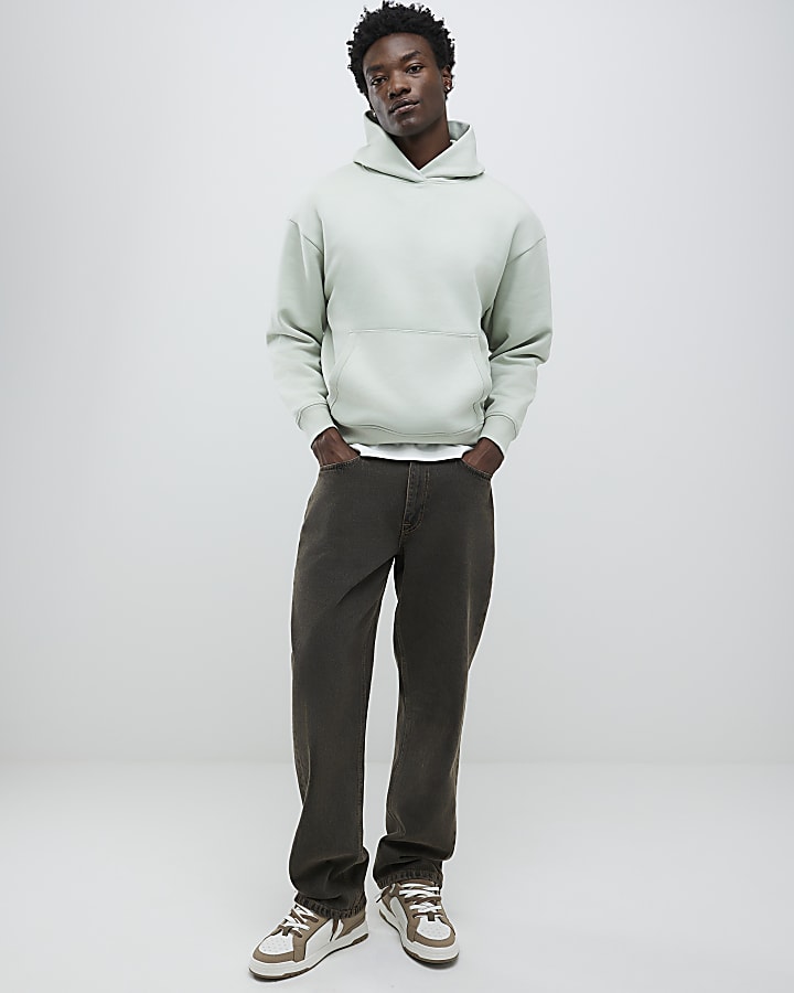 Green Oversized Fit Hoodie