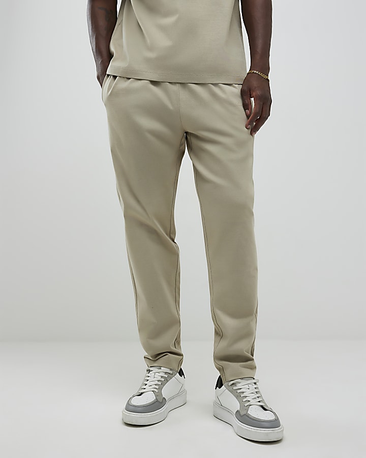 Stone Boxy Fit T-Shirt And Joggers Set
