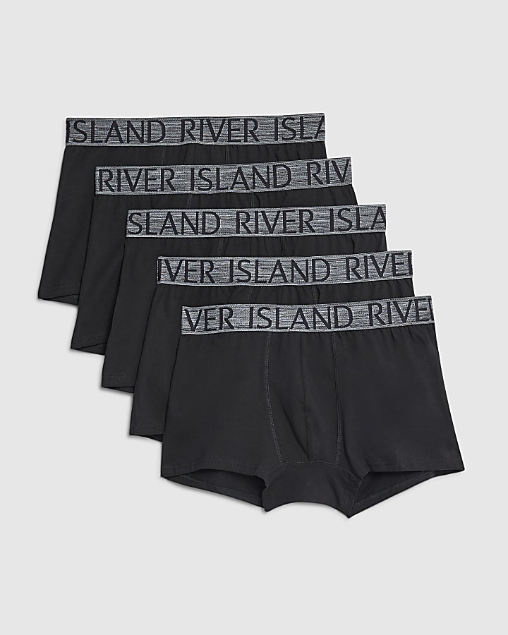 Black RI Pack Of 5 Trunks