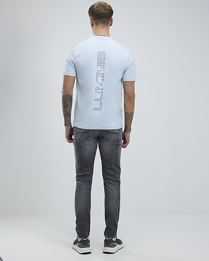 Blue Slim Fit Luminus T-Shirt