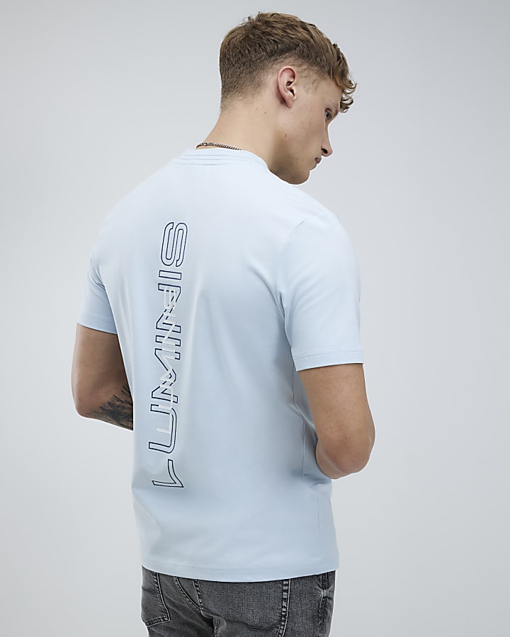 Blue Slim Fit Luminus T-Shirt