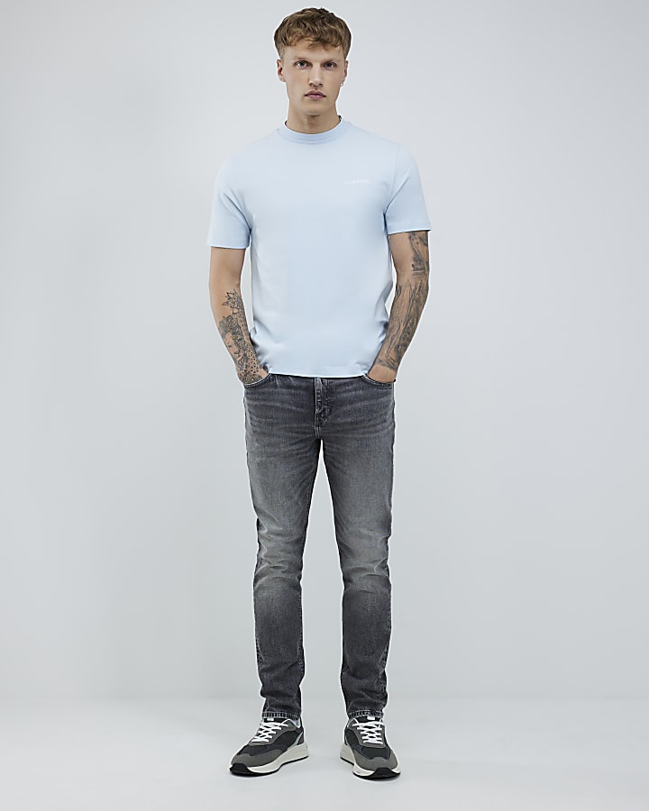 Blue Slim Fit Luminus T-Shirt