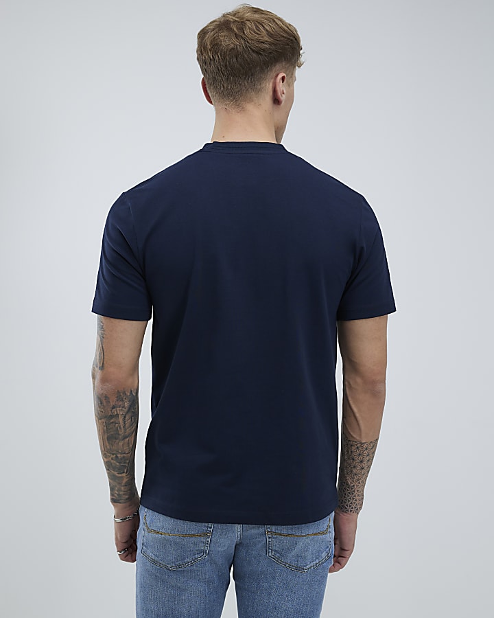 Navy Slim Fit MCM T-Shirt