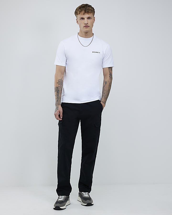 White Slim Fit MCM T-Shirt