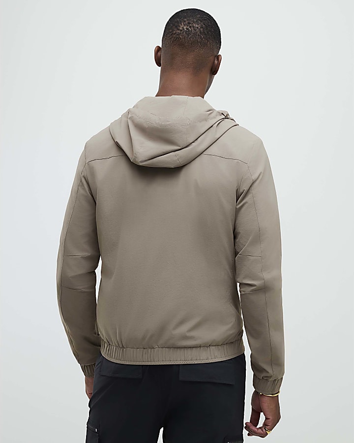 Beige RI Hooded Jacket