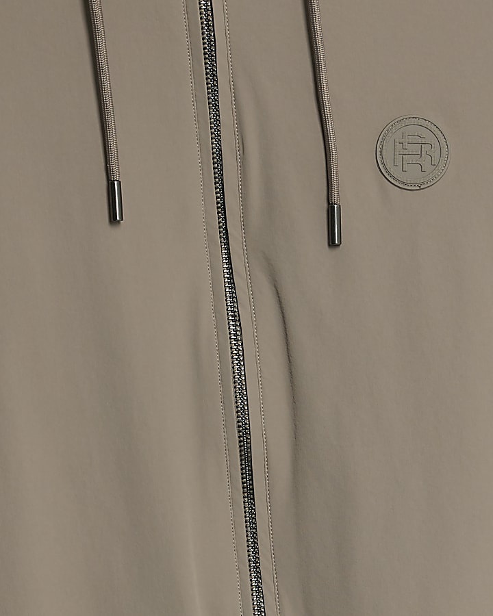 Beige RI Hooded Jacket