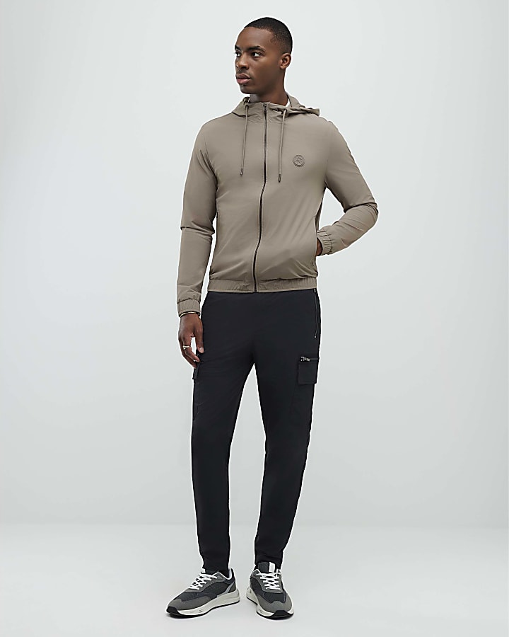 Beige RI Hooded Jacket
