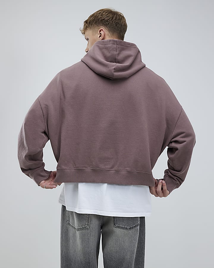 Pink Oversized Fit Saint Paris Hoodie