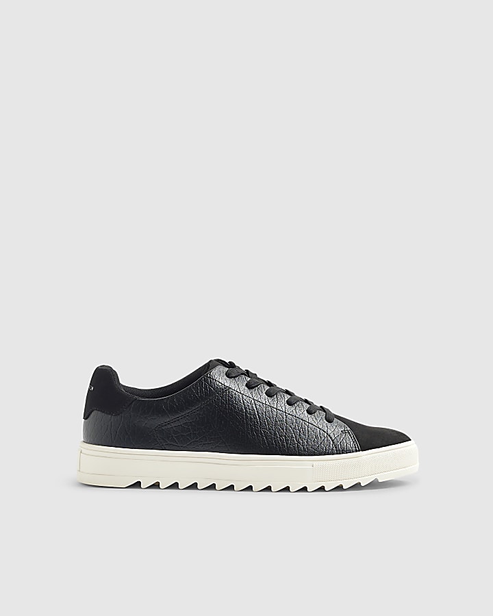 Black Shark Tooth Sole Trainers