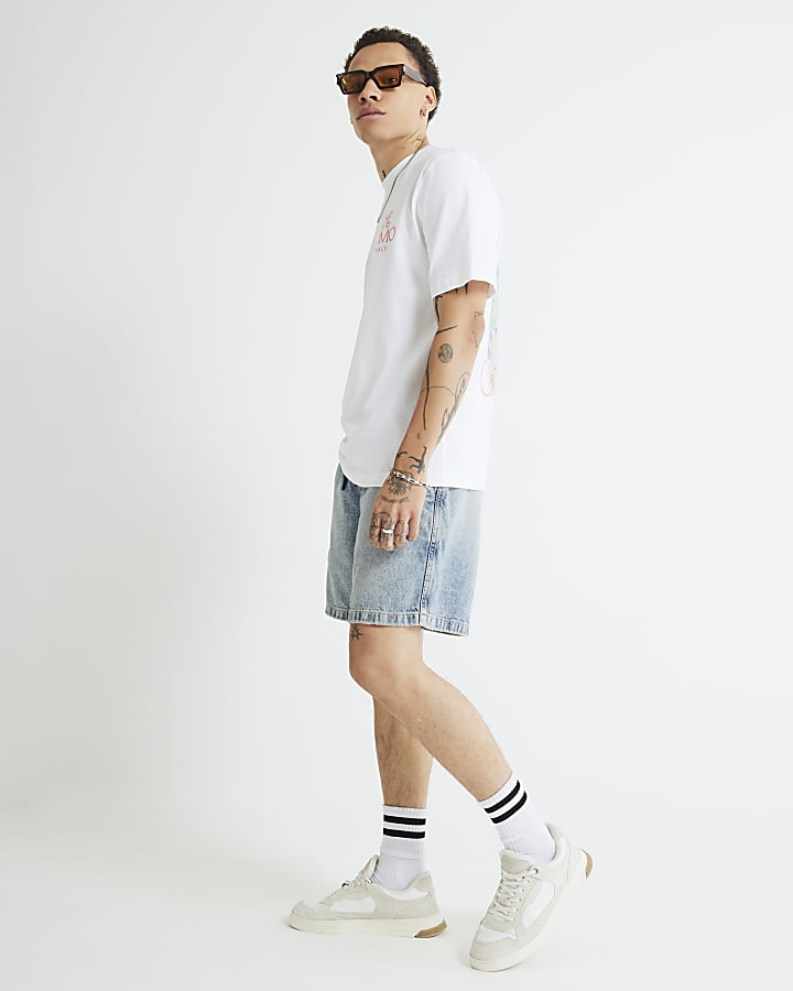 White Regular Fit Lake Como T-Shirt