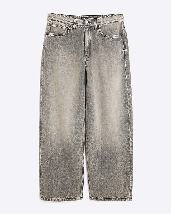 Grey Baggy Fit Jeans