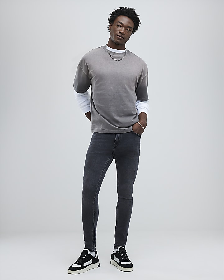 Black Spray On Jeans