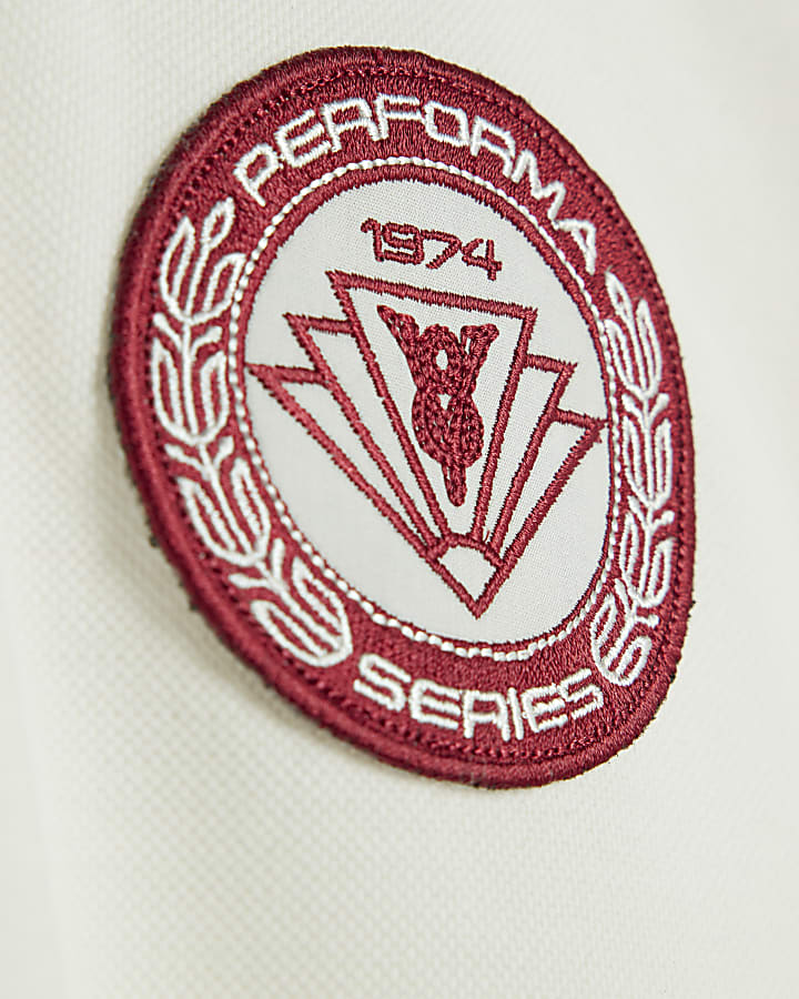 White Regular fit Performance Polo Shirt