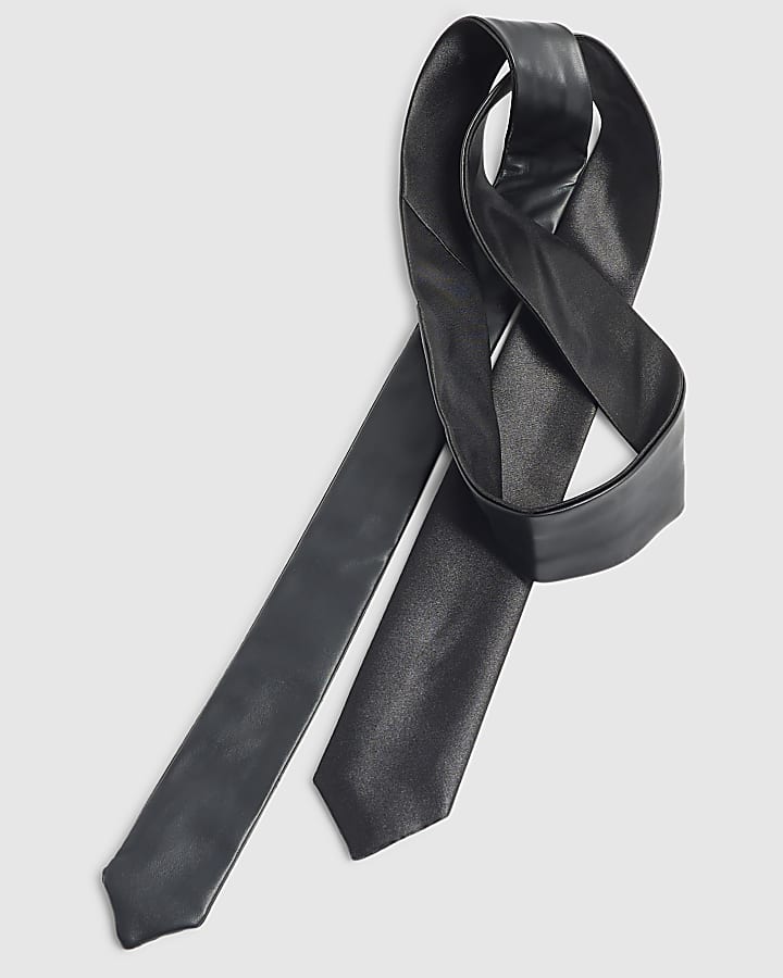 Black Skinny Tie