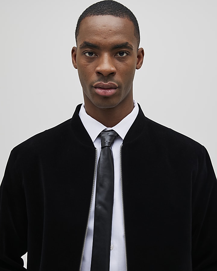 Black Skinny Tie