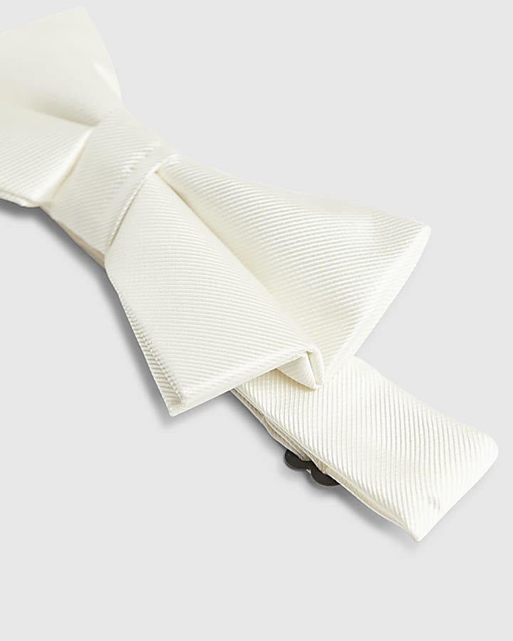 Beige Bow Tie