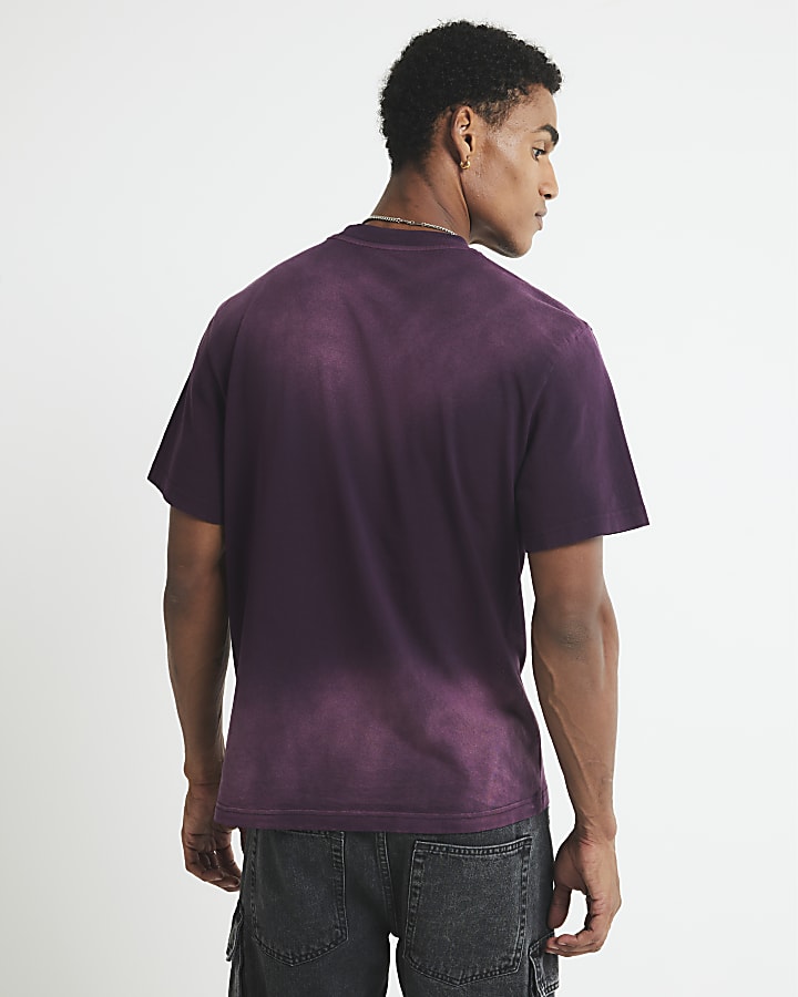 Purple Regular Fit Sanctuary Studios T-Shirt