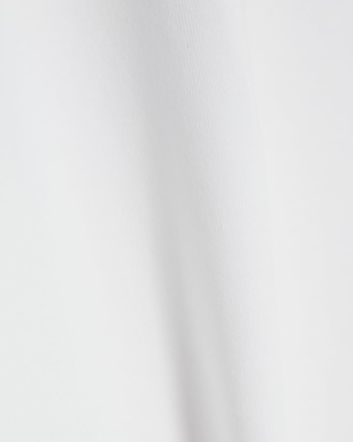 White Muscle Fit T-Shirt