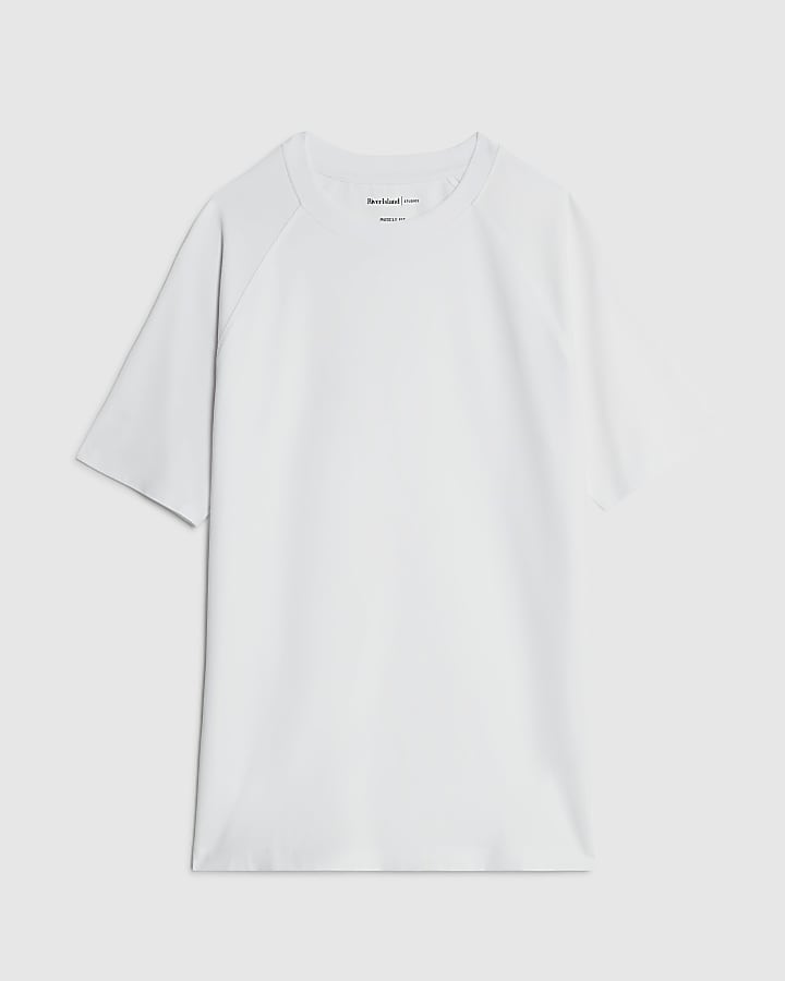White Muscle Fit T-Shirt