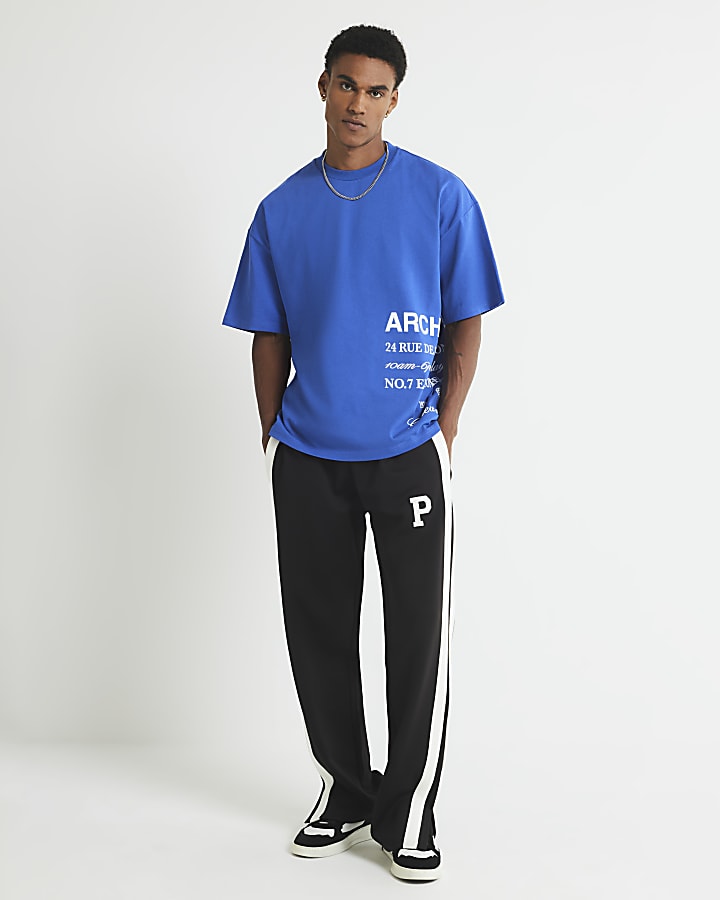 Blue Oversized Fit Archive T-Shirt