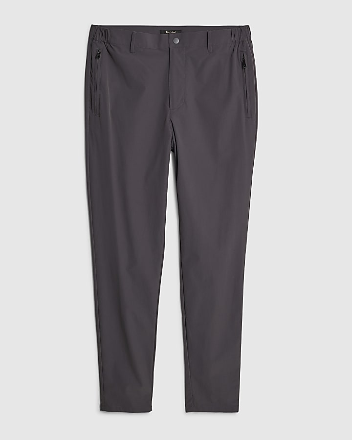 Grey Skinny Fit Chino Trousers