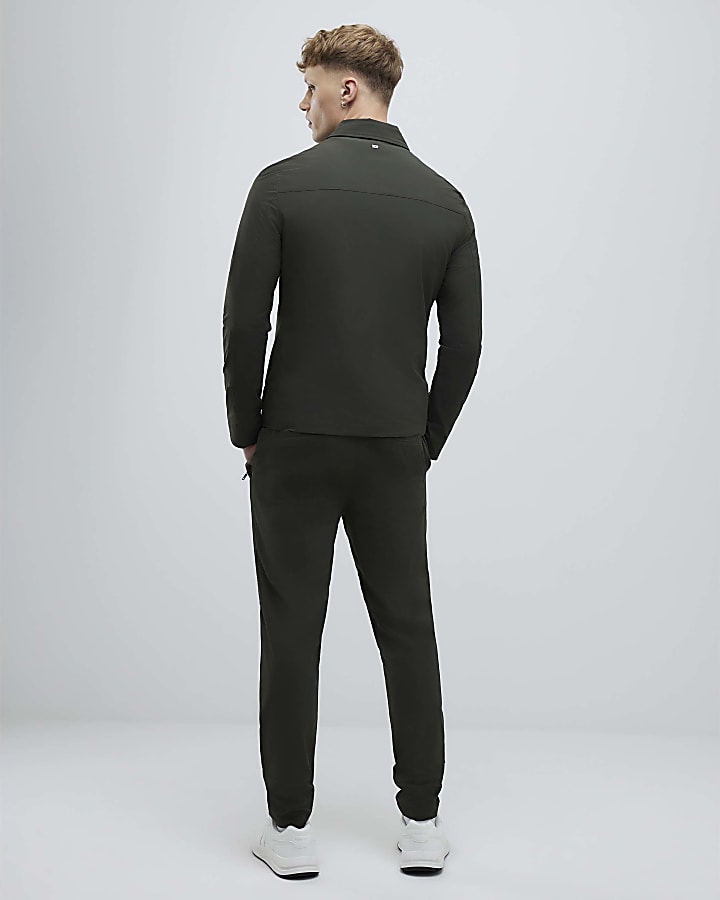 Green Skinny Fit Chino Trousers