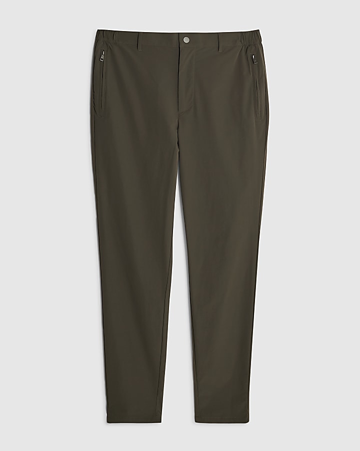 Green Skinny Fit Chino Trousers