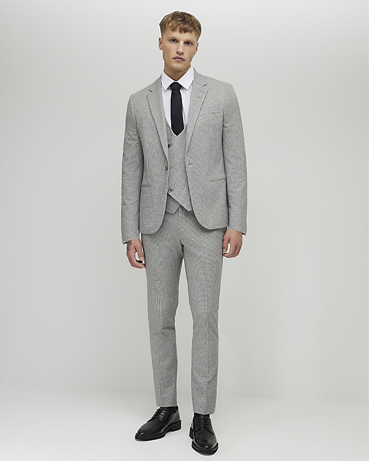 Grey Pupstooth Waistcoat