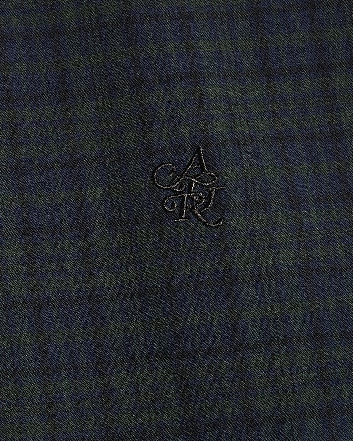 Green Regular Fit Check Shirt