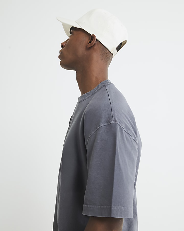 Black Oversized Fit Washed T-Shirt