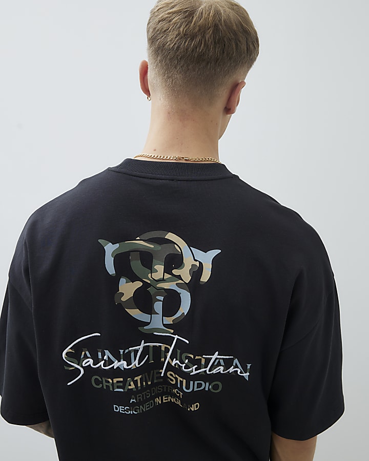 Black Saint Tristan Camouflage T-Shirt