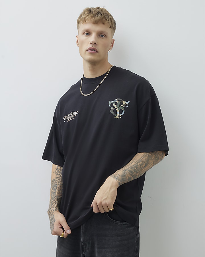 Black Saint Tristan Camouflage T-Shirt