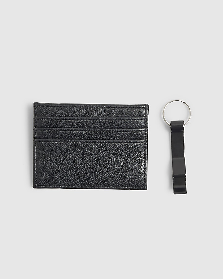 Black Card Holder Gift Set