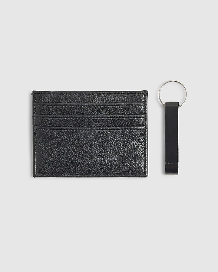 Black Card Holder Gift Set