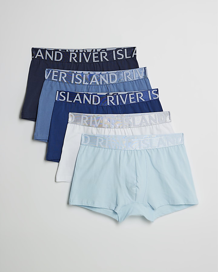 Blue Pack Of 5 Trunks