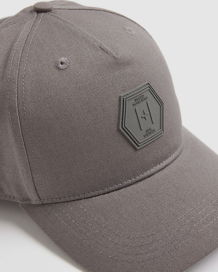 Grey Hexagon Badge Cap
