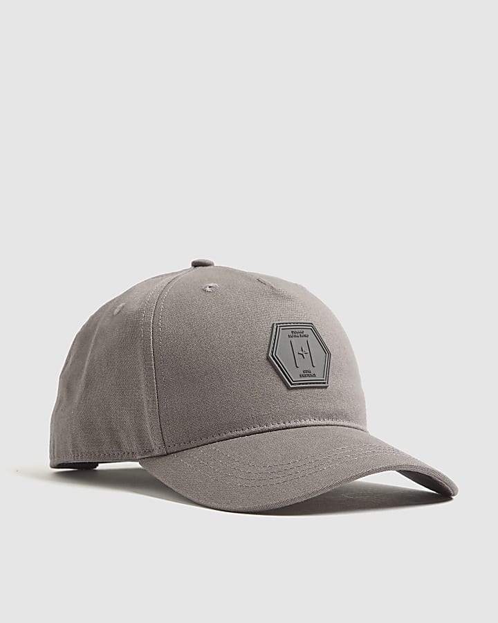 Grey Hexagon Badge Cap