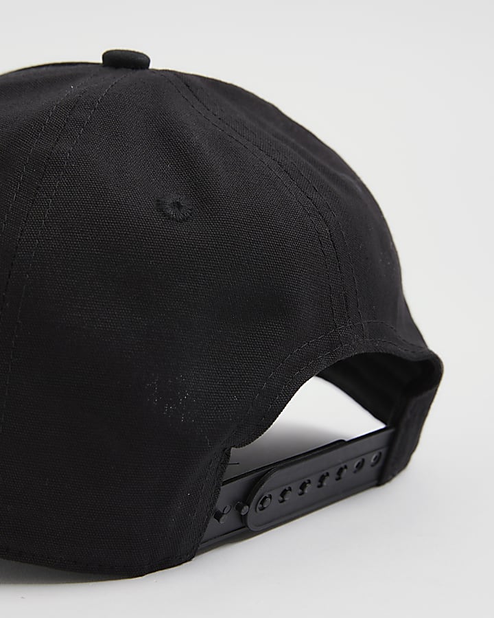 Black Hexagon Badge Cap