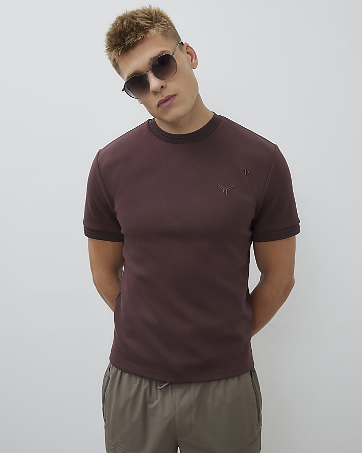 Red Slim Fit Short Sleeve T-Shirt